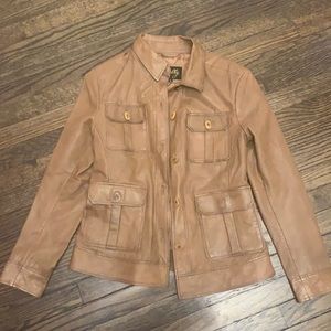 Leather blazer(jacket